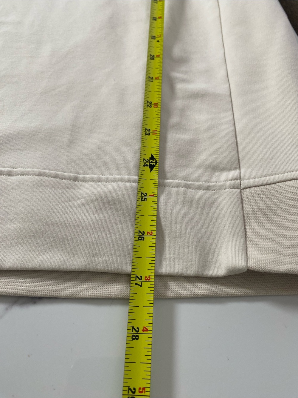 Lululemon City Sweat Jersey Sweatshirt Neutrals Cream Men's XXL - Picture 8 of 8